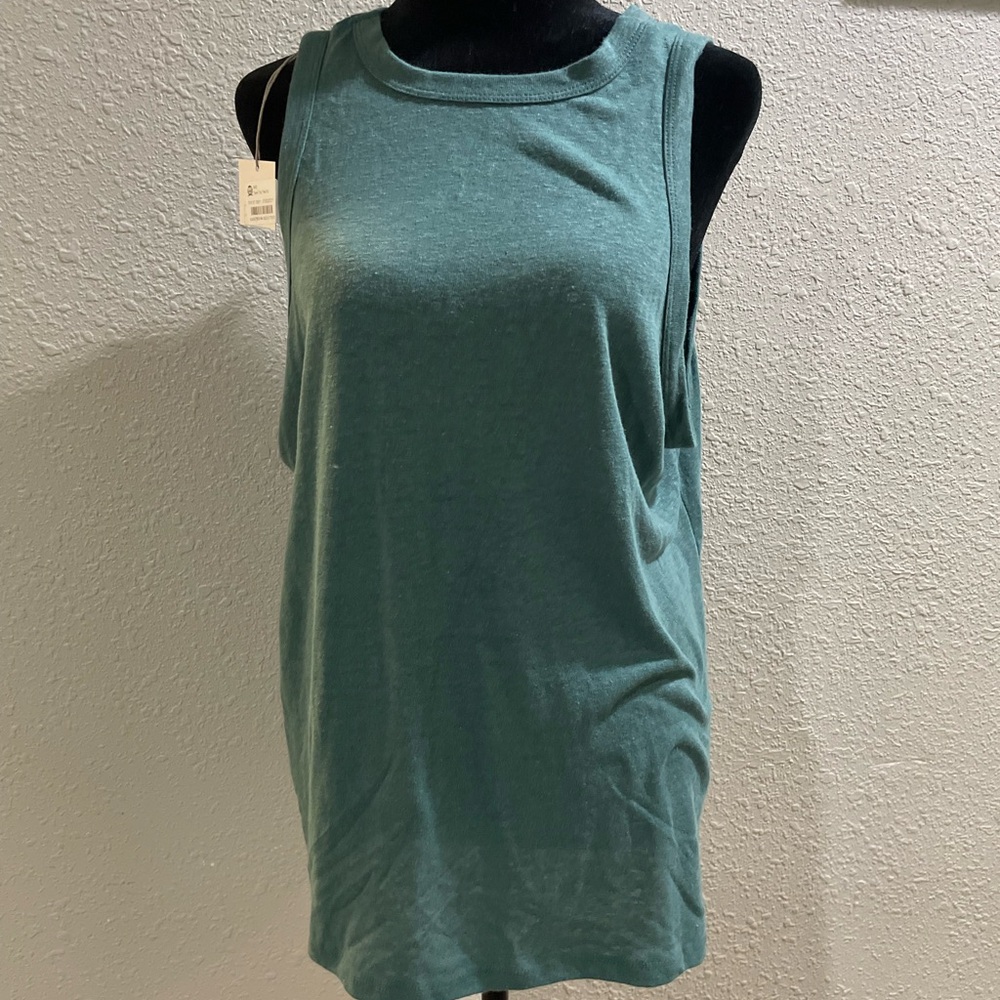 Sleeveless Teal Women's Top